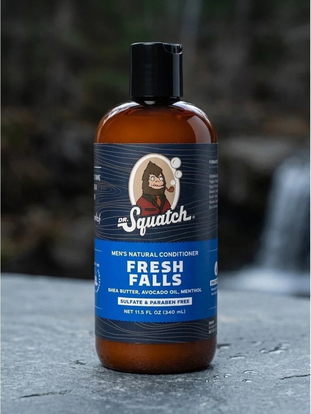 Dr. Squatch Men's Natural Conditioner FRESH FALLS 11.5fl oz Sulfate/Paraben Free